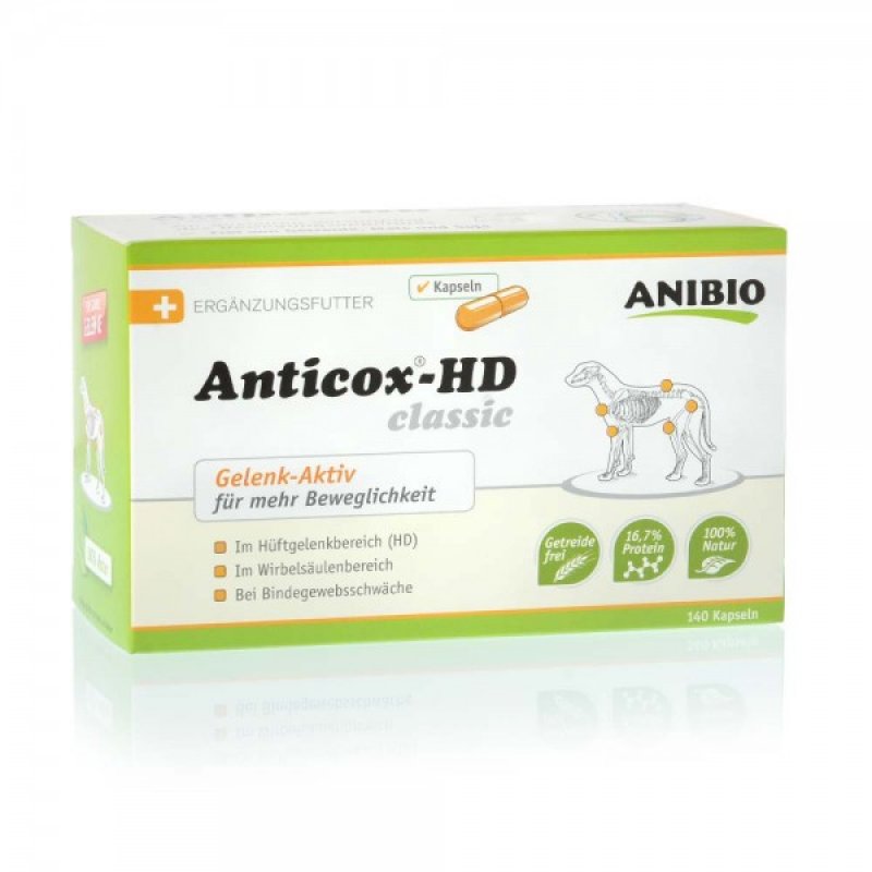 Tierpflege: Anibio Anticox Hd Chondroprotektor Classic 120 Kapseln