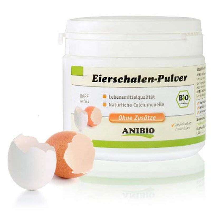 Tierpflege: Anibio Eierschalen-Pulver 400g